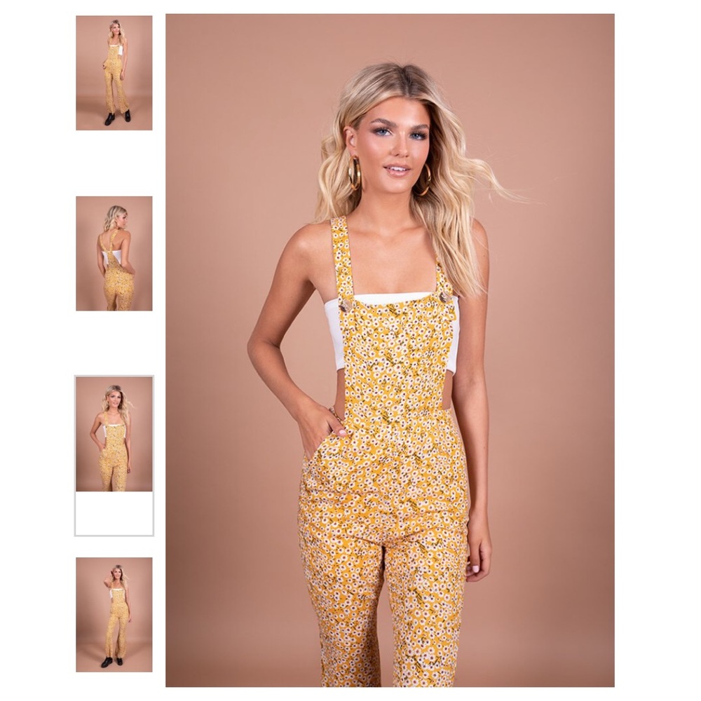 Kittenish Pocketed Overalls